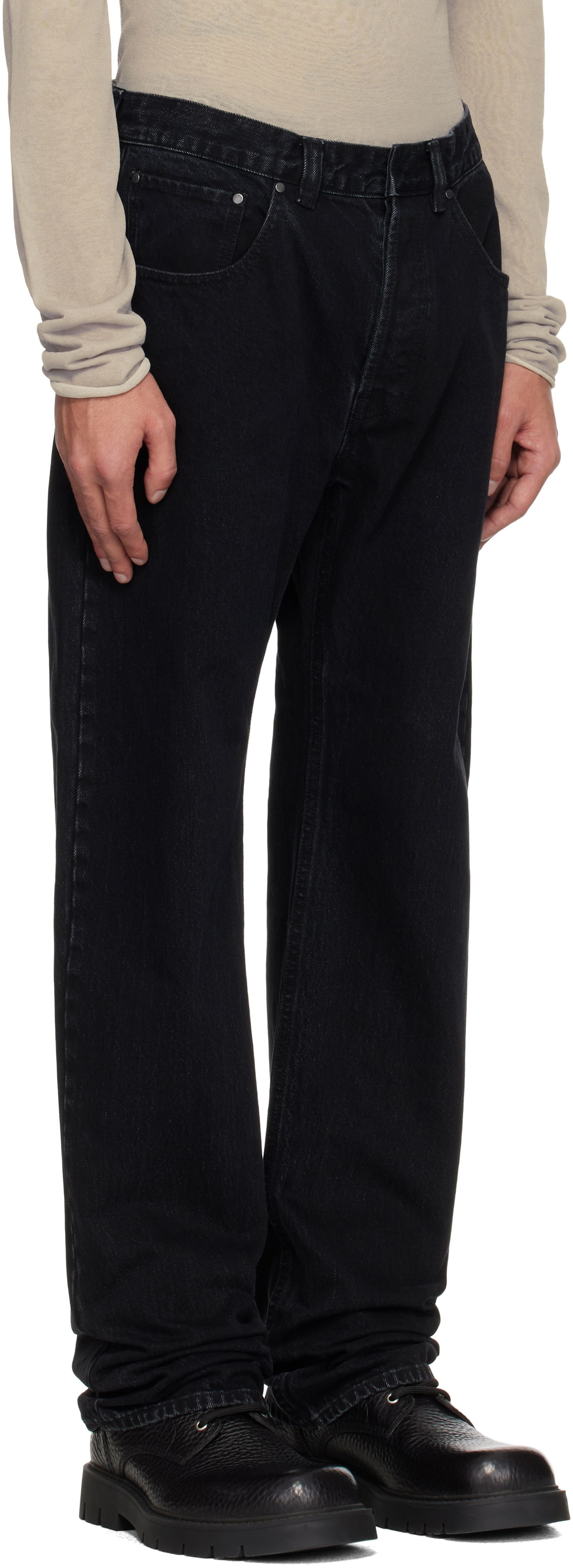 Jeans Entire Studios Entire Studios Slem Jeans Svart | ESM-S25-11004-MA, 1