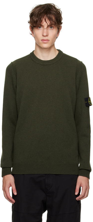 Sweater Stone Island Crewneck Grön | 7915508A3, 0