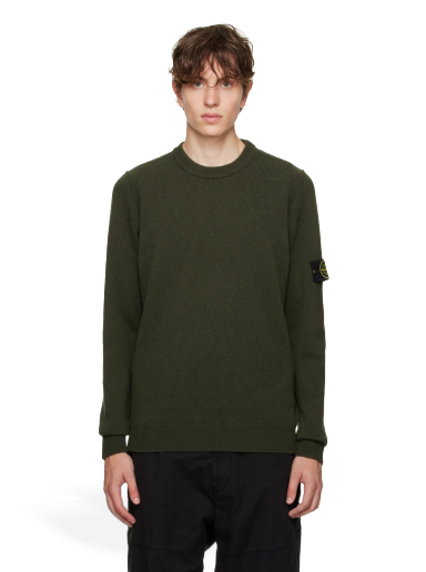 Sweater Stone Island Crewneck Grön | 7915508A3