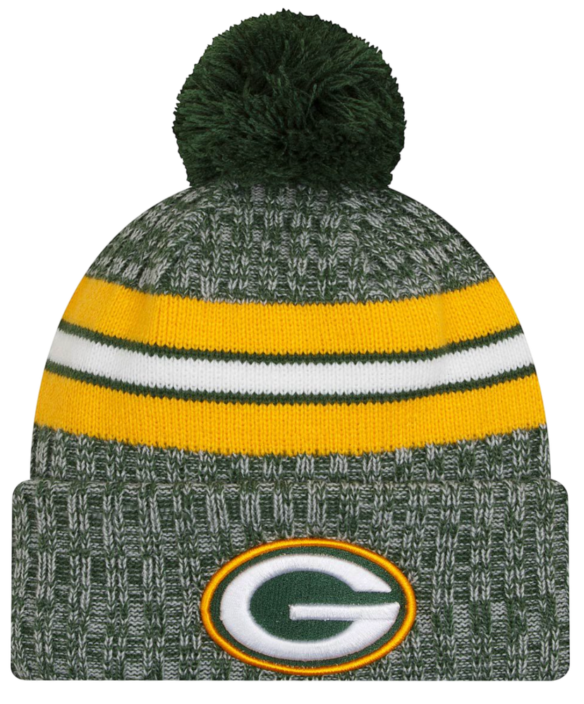 Mössa New Era Green Bay Packers Knit Beanie with Cuff Grön | 60407596-60407596