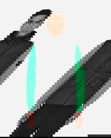 Väst Stone Island Garment Dyed Crinkle Reps R-NY Down Vest Svart | 7715G0123 V0029, 4