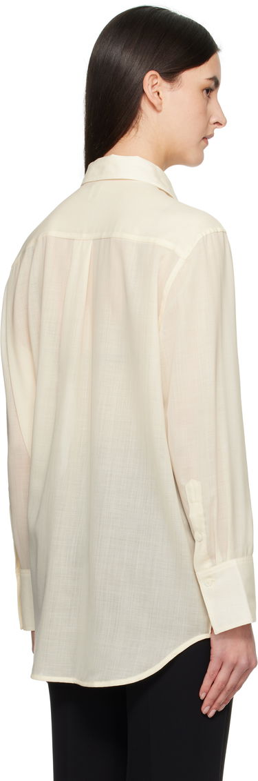 Skjorta TOTEME TOTEME Relaxed Voile Shirt Beige | 251-WRT1415-FB0332, 2