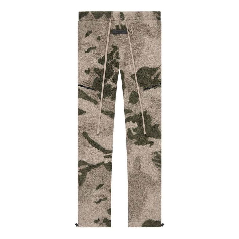 Träningsbyxor Fear of God Essentials Polar Fleece Camo Pants Grön | FOG-SS22-099
