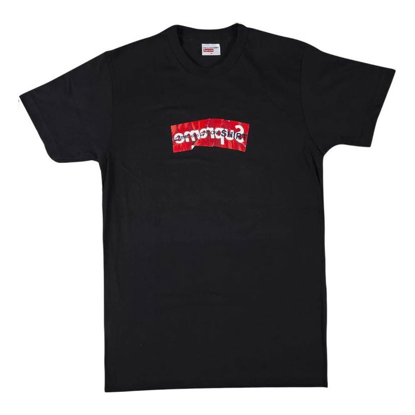 T-shirt Supreme Supreme x COMME des GARCONS Box Logo T-Shirt Svart | SS17T7