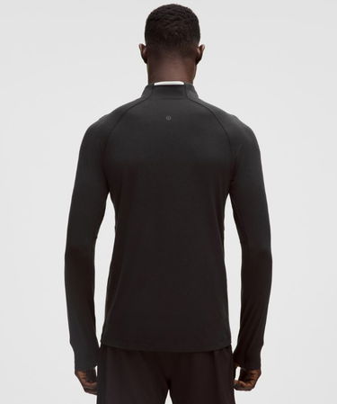 Sweater lululemon Half-Zip Base Layer Wool-Blend Svart | prod20001495, 2