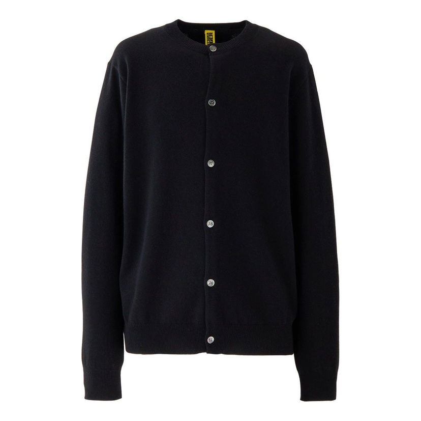 Sweater Onitsuka Tiger Knit Cardigan Svart | 2183B364-001