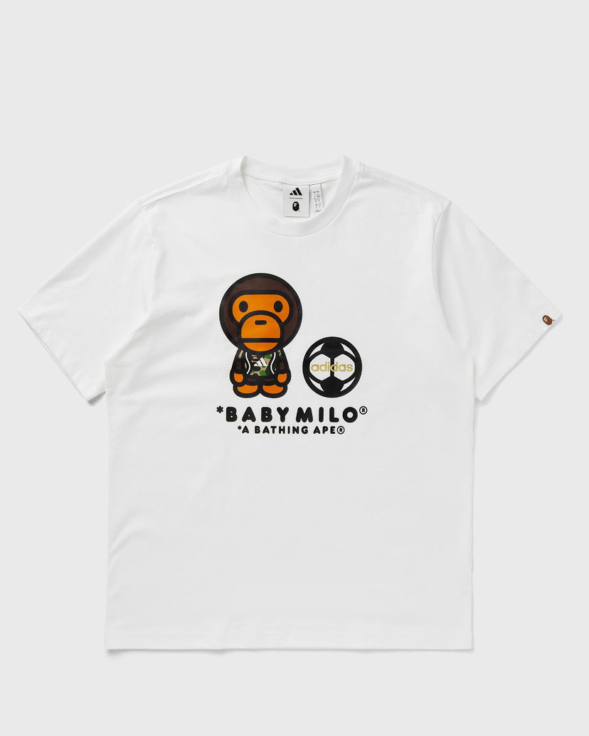 T-shirt adidas Originals BAPE Milo Graphic T-Shirt Vit | JZ7392