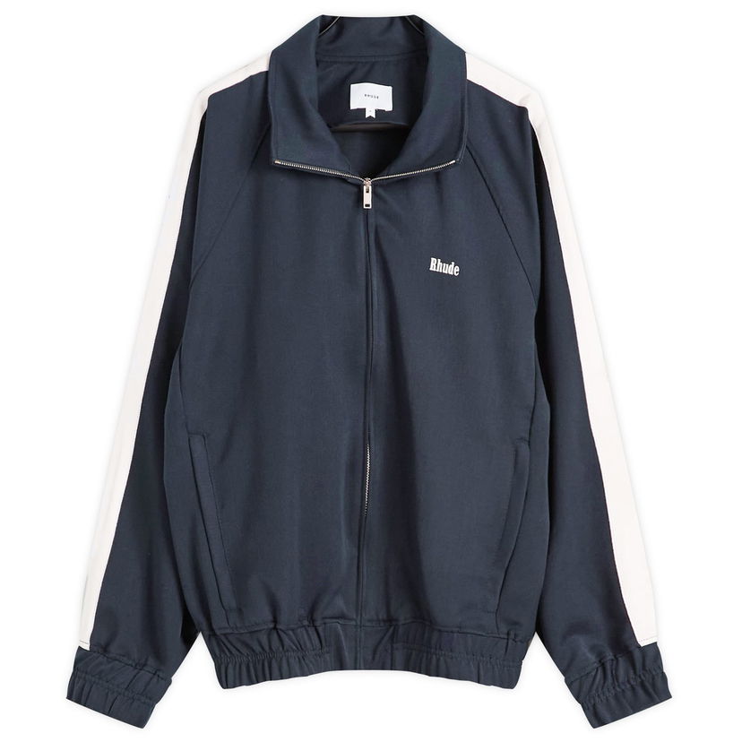 Bomberjacka Rhude Rhude Hamptons Traxedo Track Jacket, Size Large Mörkblå | RHPS25ST011130043