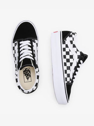 Sneakers och skor Vans UA Old Skool Platform Svart | VN0A3B3UHRK1_(CHECKERBOARD) BLK/TR WHT, 4