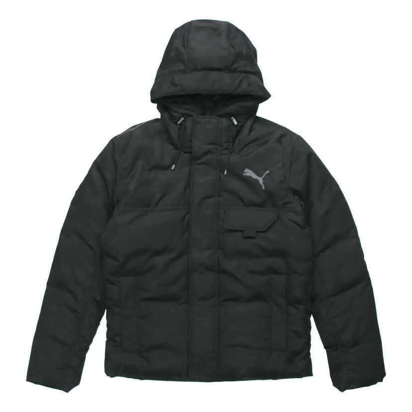 Pufferjacka Puma Streetstyle 480 Hoodie Jacket Svart | 581639-01