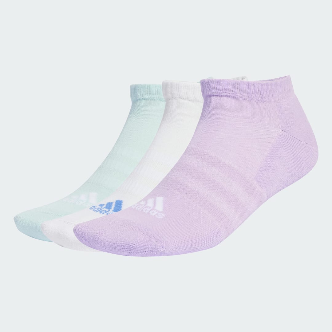 Strumpor adidas Performance Cushioned Low-Cut Socks - 3 Pairs Purpur | JW5276, 0