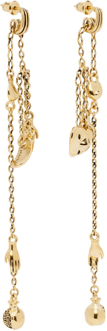 Örhängen LEMAIRE Lemaire Estampe Chain Drop Earrings Metallisk | JW0016 LO036, 1