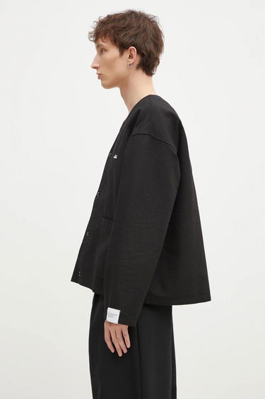 Sweater Neighborhood NEIGHBORHOOD Regular Fit V-Neck Cardigan Svart | 242SPNH.SHM05, 1