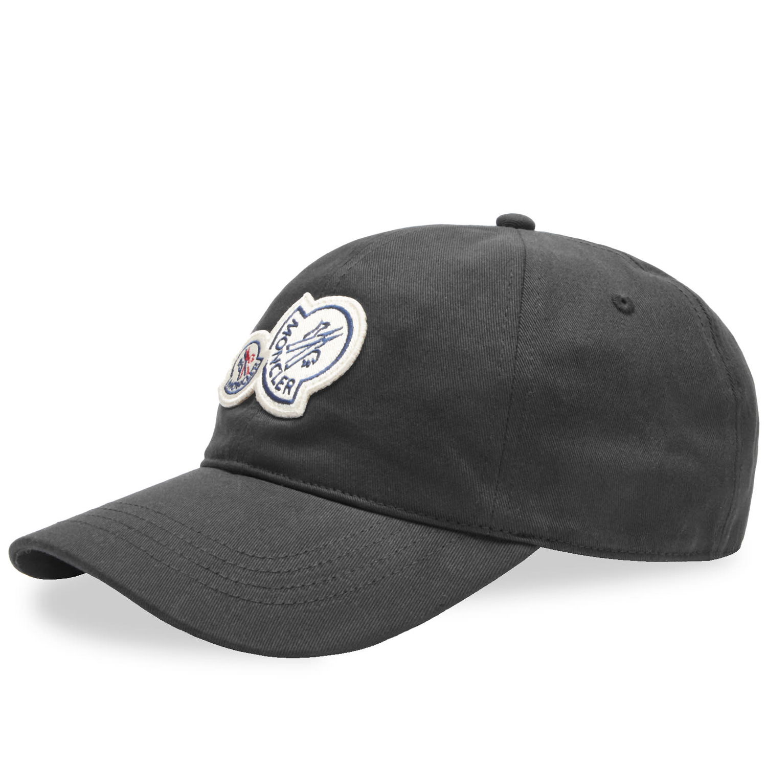 Keps Moncler Double Logo Cap Black Svart | 3B000-53-04863-999, 0