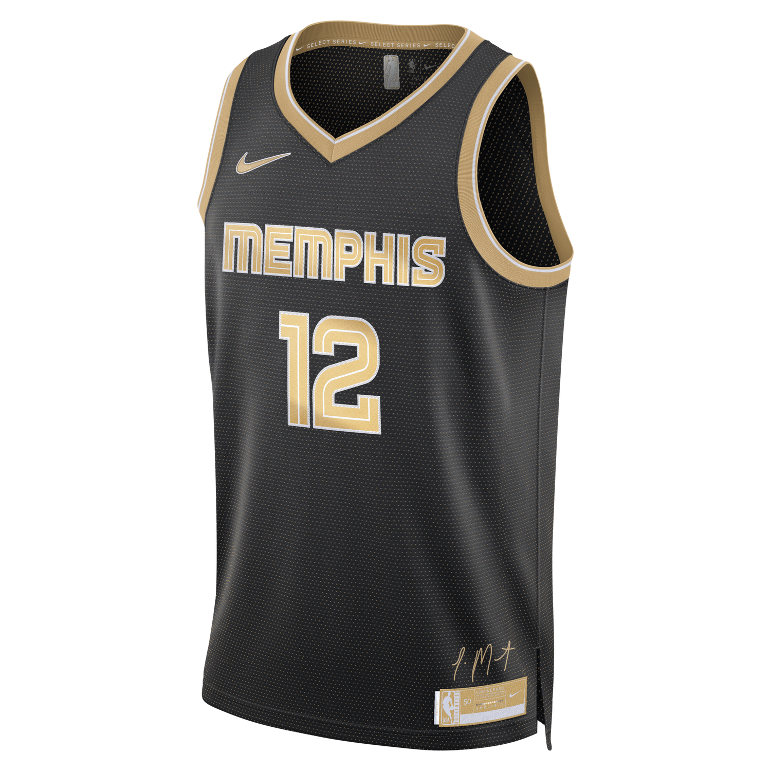 Jersey Nike Dri-FIT NBA Swingman Ja Morant Memphis Grizzlies 2024 Select Series Svart | FN5915-053, 0