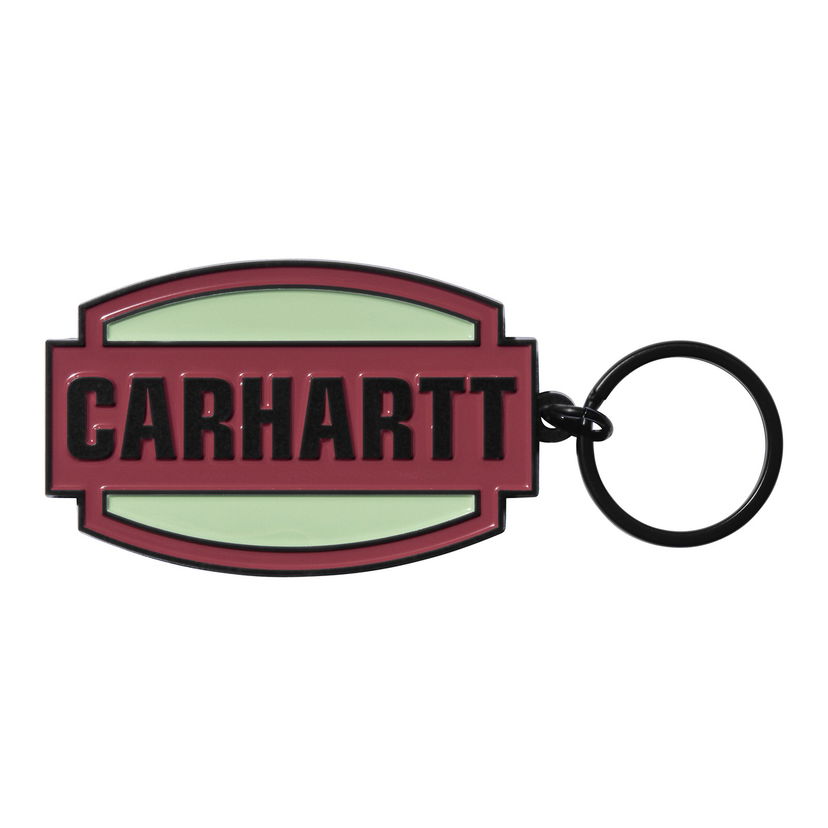 Nyckelringar Carhartt WIP Press Script Keychain Röd | I033868_1