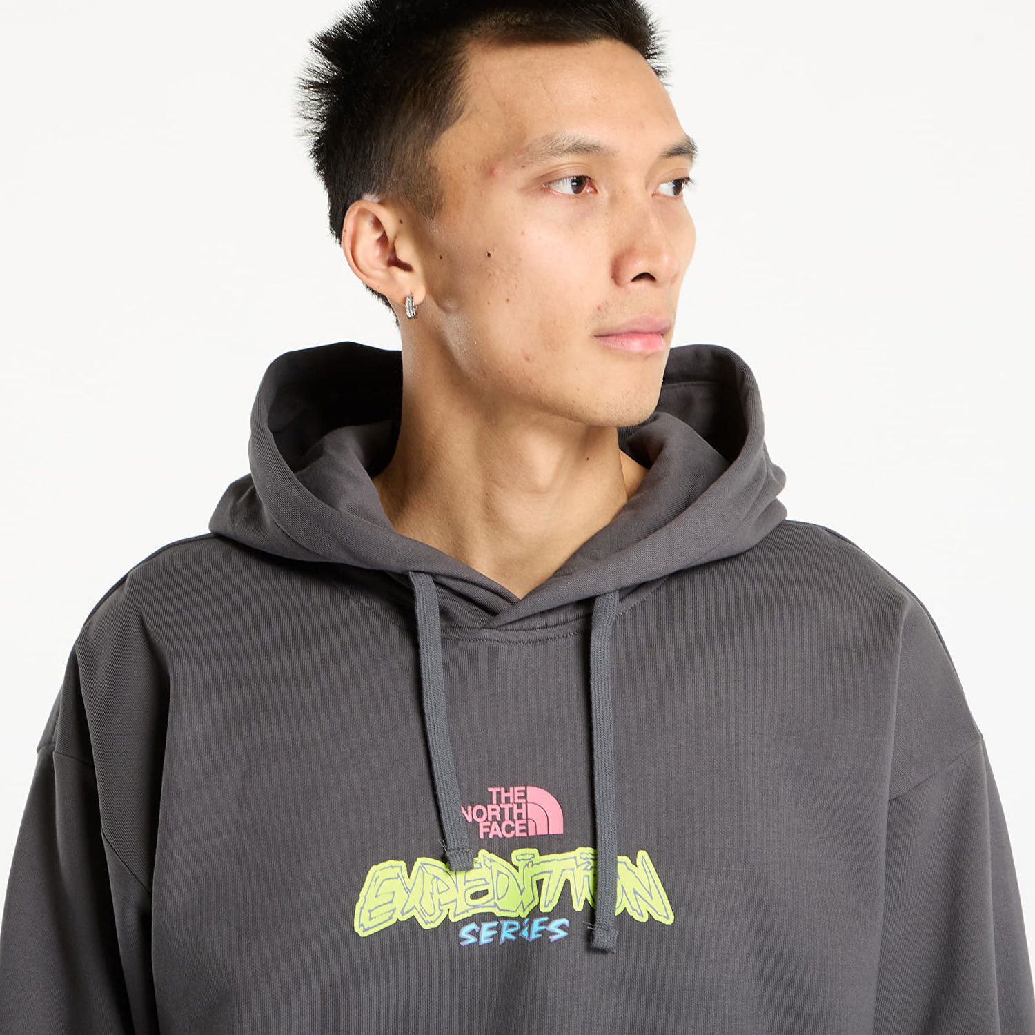 Sweatshirt The North Face Expedition Celebration Oversized Hoodie Grå | NF0A8E3FRHI1, 1