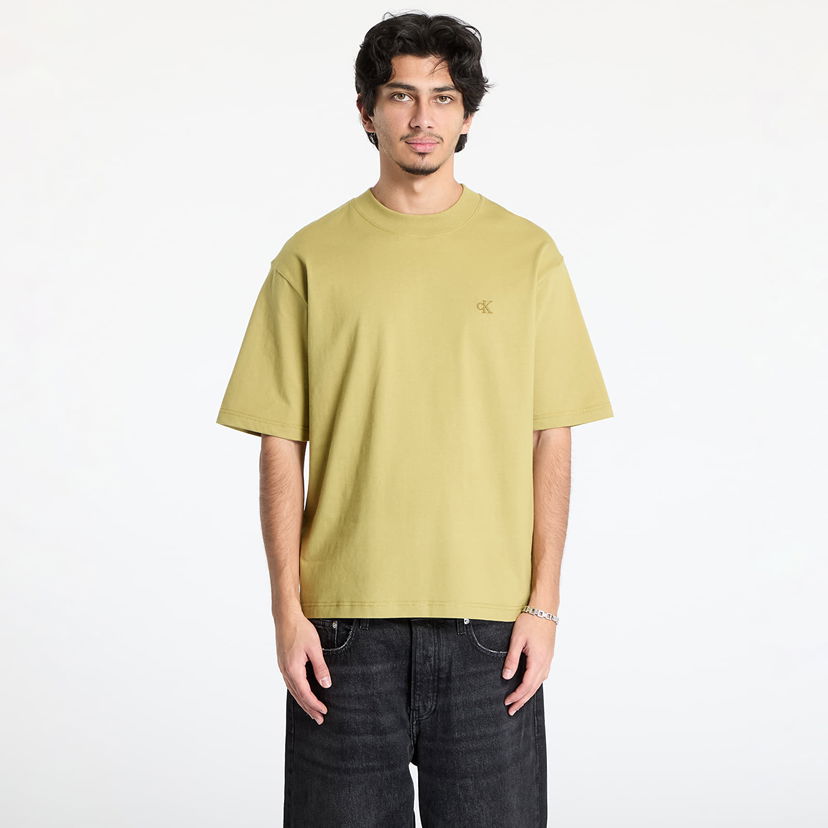 T-shirt CALVIN KLEIN Calvin Klein Jeans Heavy Relaxed T-Shirt Grön | J30J326458 LMD