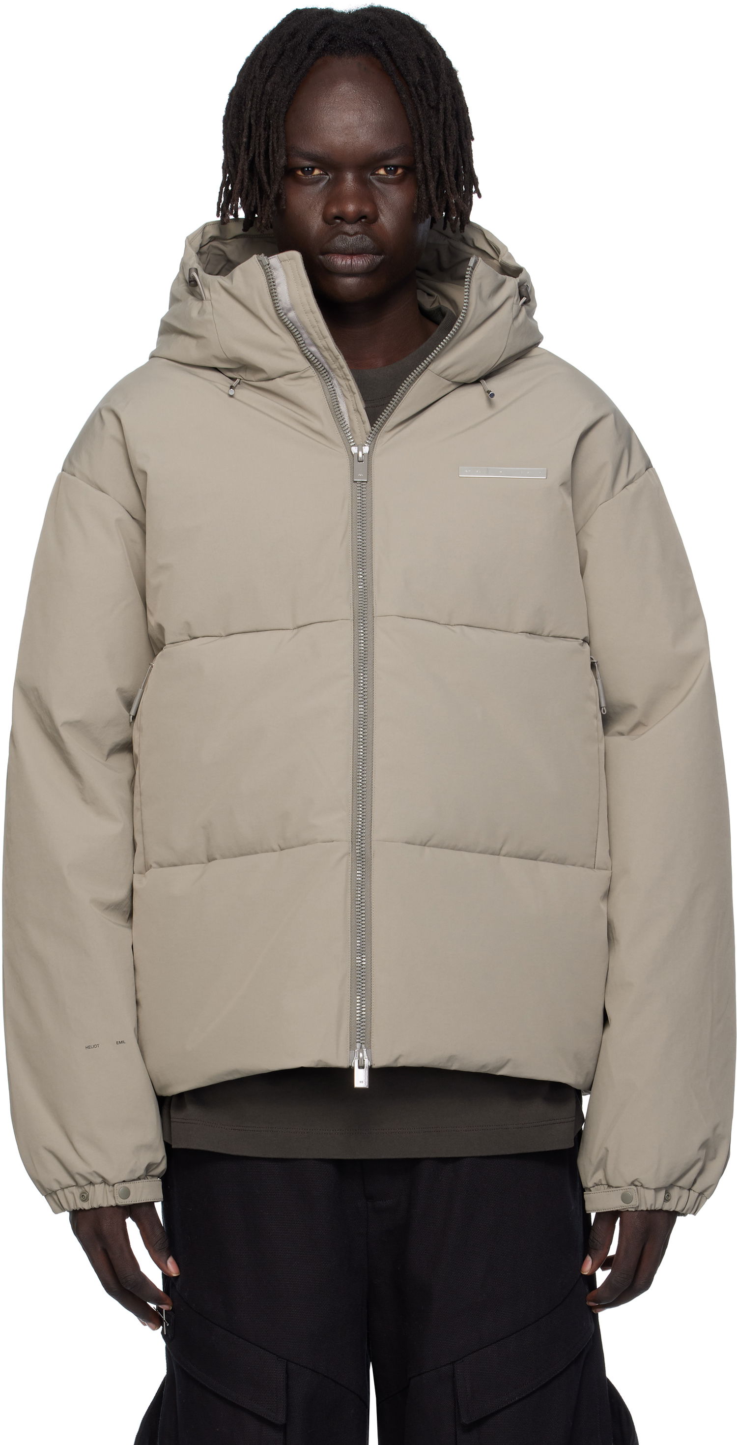Pufferjacka HELIOT EMIL Velum Down Jacket Beige | AW25_M_02_093_DST19_CO, 0