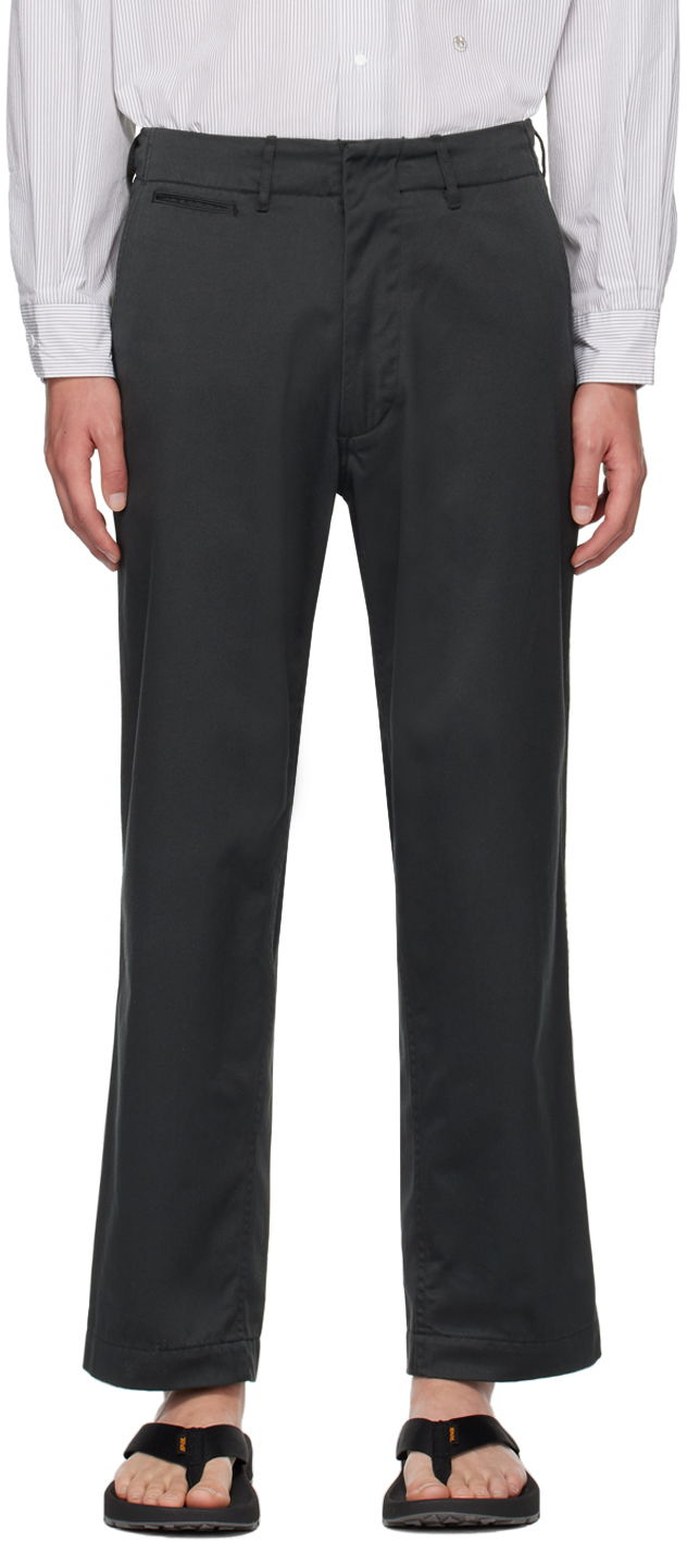 Byxor NANAMICA Wide Trousers Svart | SUCS401U