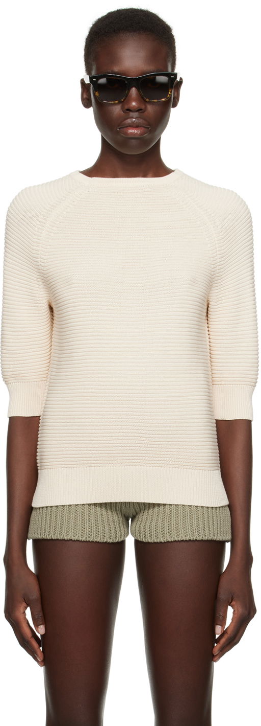 Sweater Max Mara Odilia Knit Sweater Vit | 2411361112600
