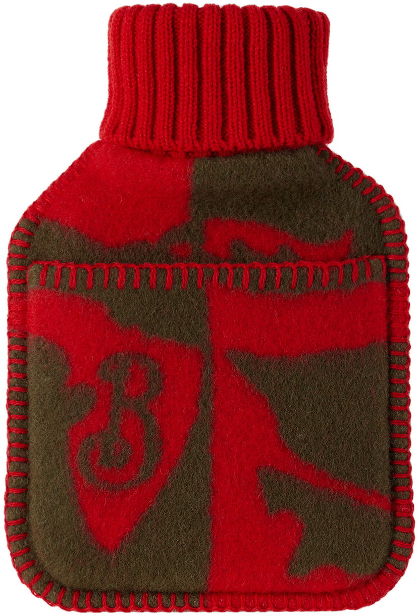 Tillbehör Burberry Burberry Wool Hot Water Bottle Röd | 8093961