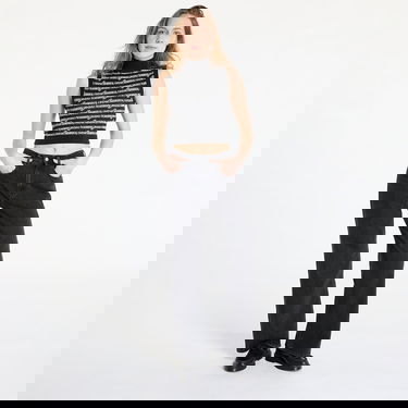 Linne Tommy Hilfiger Tommy Jeans Crop Script Vest Svart | DW0DW19346 0GM, 3