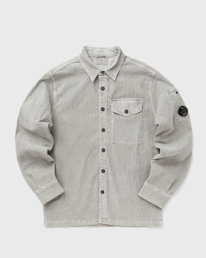 Skjorta C.P. Company Long Sleeve Corduroy Shirt Grå | 19CMSH071A006410O-331