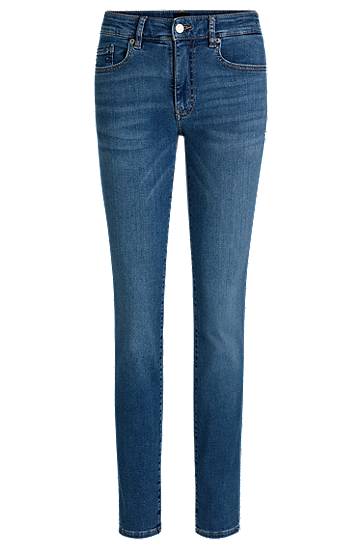 Jeans BOSS Slim-Fit Super-Stretch Jeans Blå | 50530691, 0