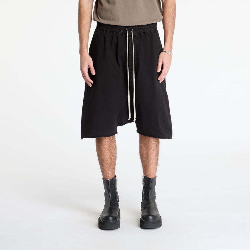Shorts Rick Owens Rick Owens DRKSHDW Drawstring Pods Shorts Svart | DU01E3380 RIGP 09