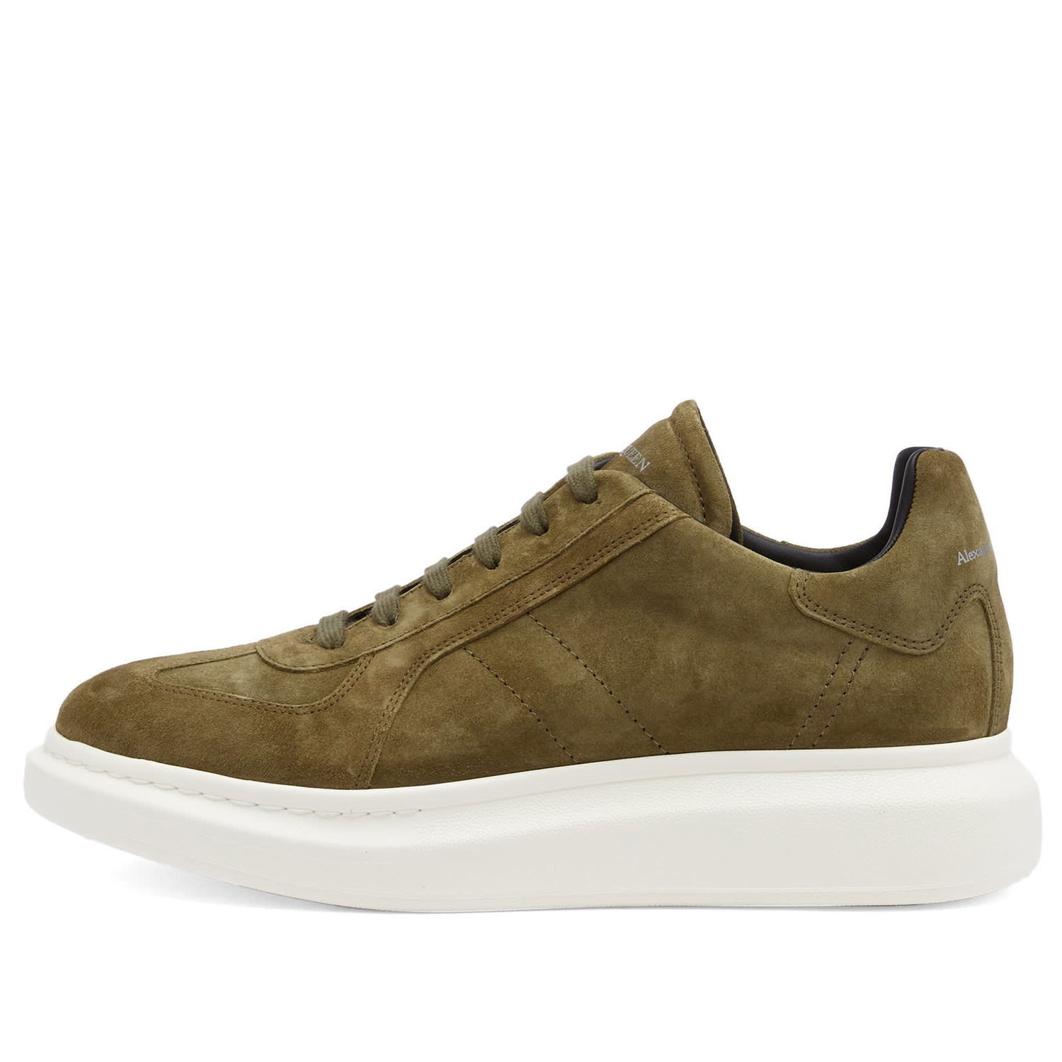 Sneakers och skor Alexander McQueen Exaggerate Sole Suede Grön | 807882-WIA50-2125, 0