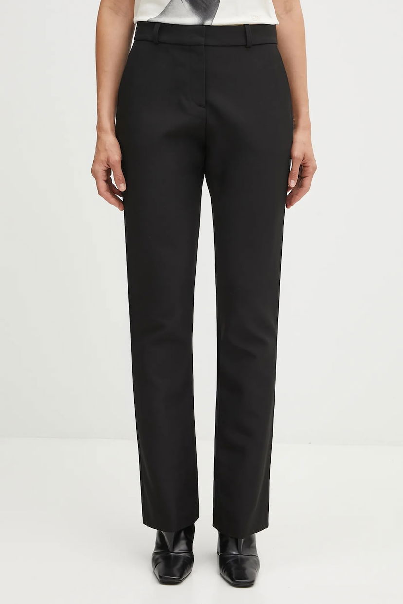 Byxor Coperni Coperni Boyfriend High-Waist Trousers Svart | COPP117F3004