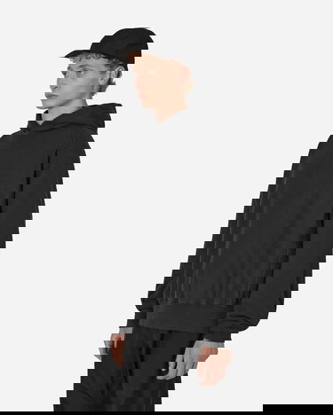 Sweatshirt GR10K Compass Raglan Unbrushed Hoodie Svart | AW22GR6A4FJ OB, 4