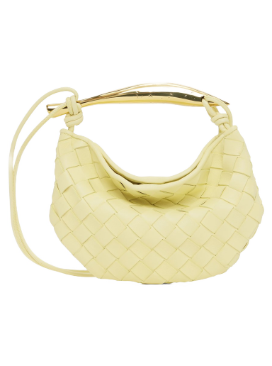 Axelväska Bottega Veneta Mini Sardine Shoulder Bag Gul | 744267 VCPP1