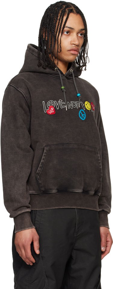 Sweatshirt Andersson Bell Andersson Bell Dyed 'Love' Hoodie Grå | atb1253u, 4