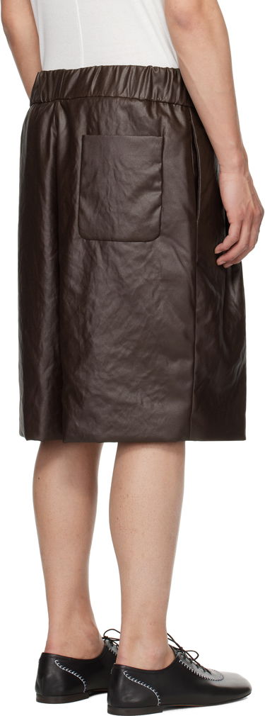 Shorts Dries Van Noten Dries Van Noten Pleated Shorts Brun | 251-020952-1502, 2