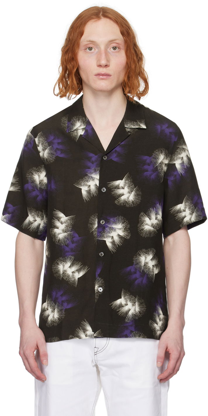 Skjorta Paul Smith Paul Smith Abstract Print Shirt Svart | M1R-905U-M02229-79