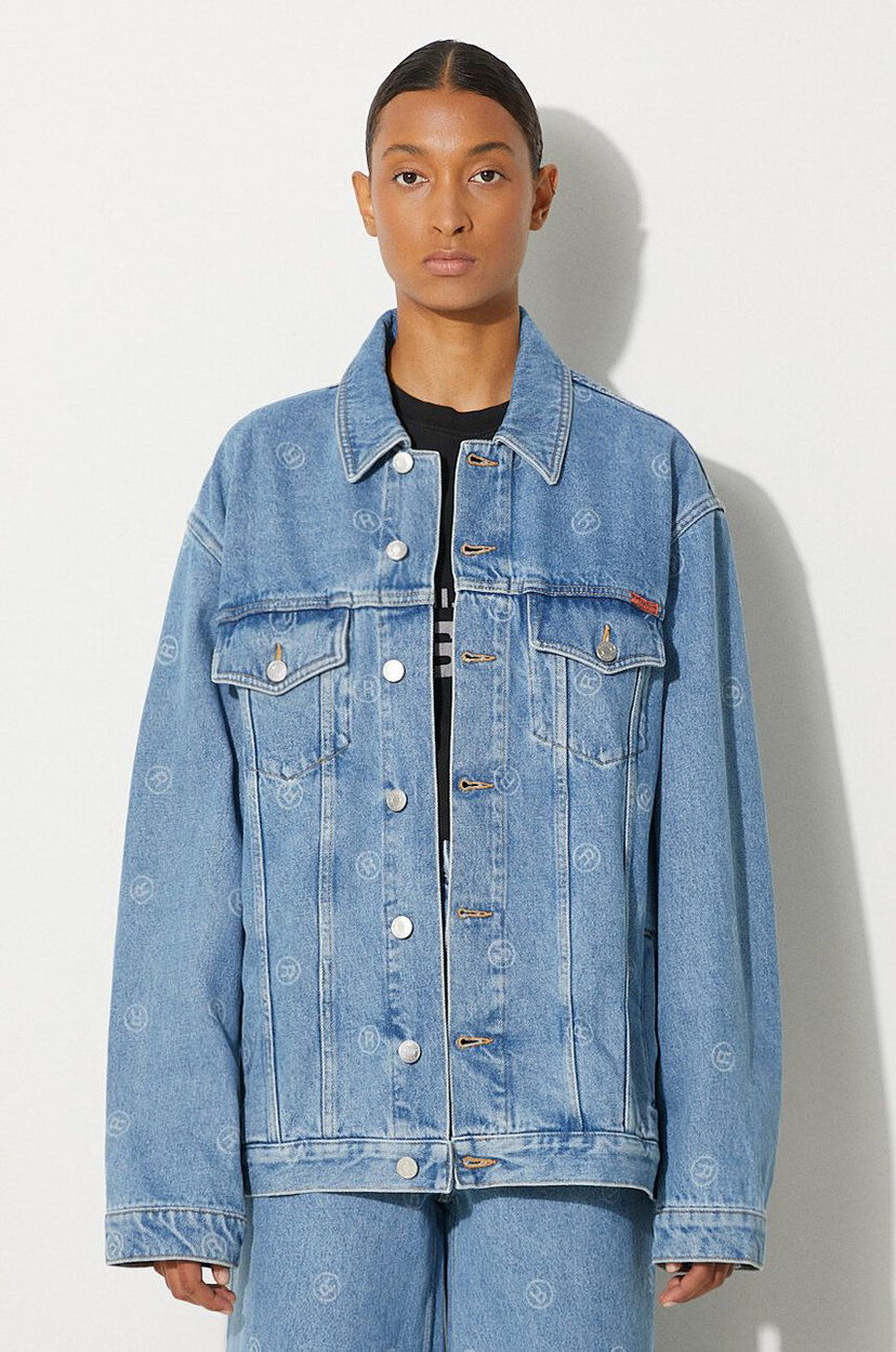 Jacka Martine Rose Oversized Denim Jacket Blå | 201WD05508