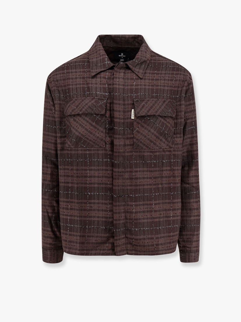 Skjorta Represent Clo Brown Checkered Buttoned Shirt Brun | MLM2158064