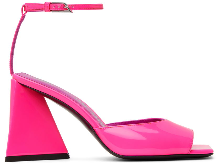 Tillbehör The Attico Attico Piper Heeled Sandals Rosa | 231WS599 E056