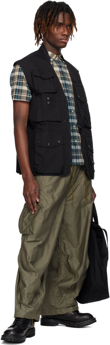 Cargo byxor Needles NEEDLES H.D. Cargo Pants Grön | QV155, 3