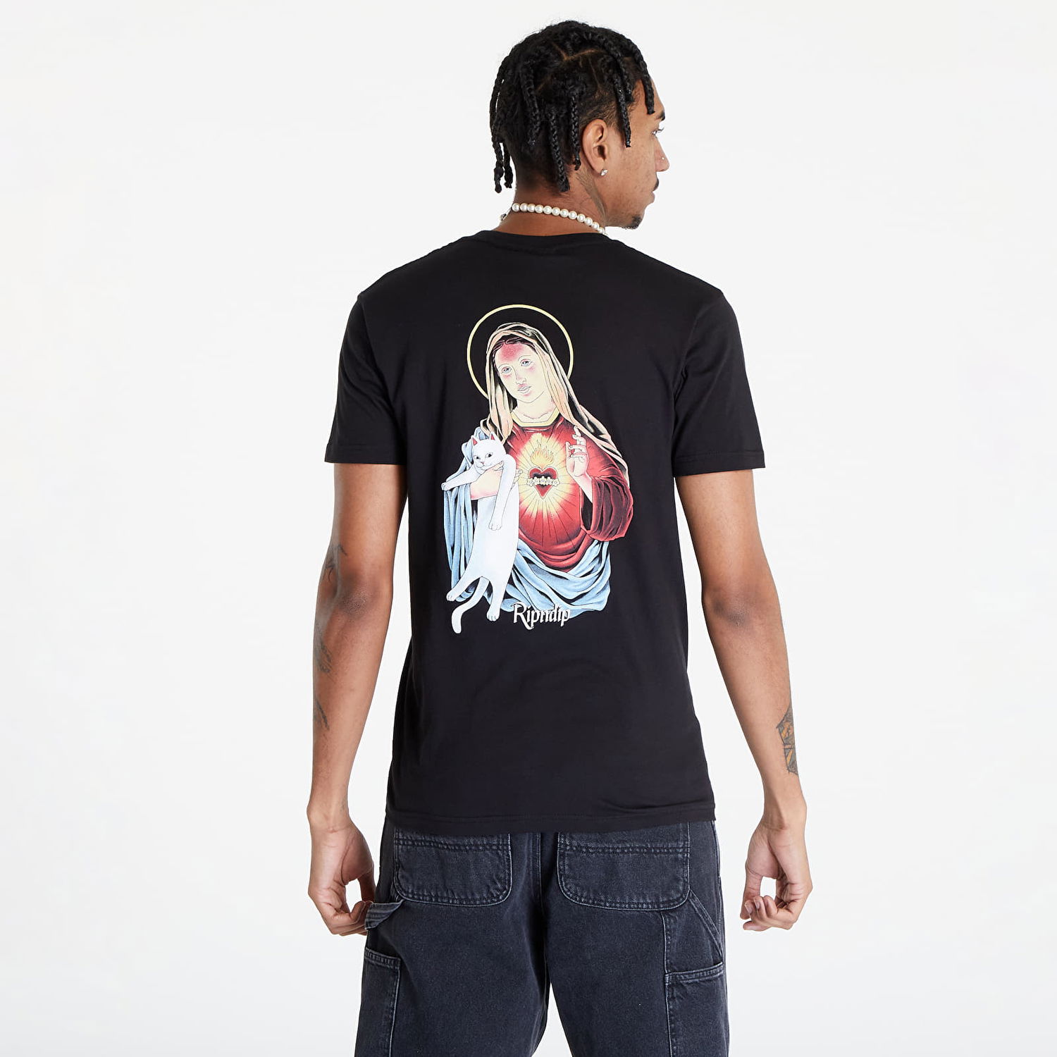 T-shirt RIPNDIP Mother Mary Tee Svart | RNDHOL23165, 1