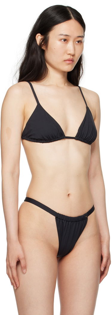Badkläder Anine Bing ANINE BING Brielle Women's Triangle Bikini Top Svart | A-11-10282-BLK26, 1