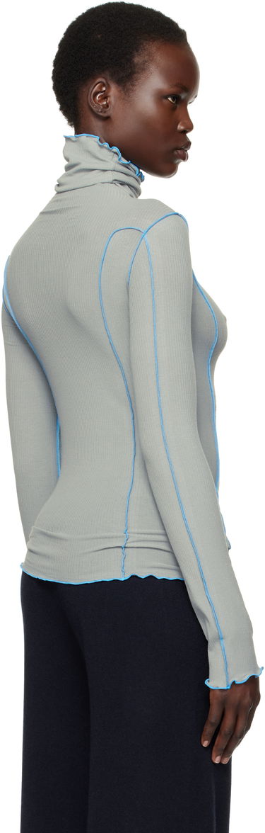 Sweater Baserange Turtleneck Long Sleeve Top Grå | TTOMT-RB-SP25, 2