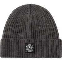 Mössa Stone Island Wool Patch Beanie Grå | 7915N10-V0M67, 1