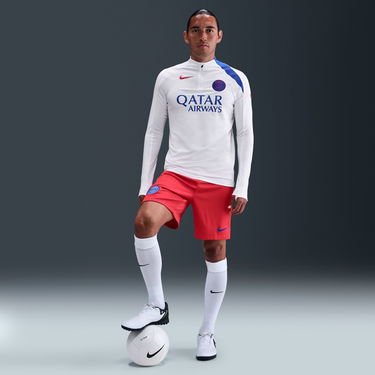 T-shirt Nike Paris Saint-Germain Total 90 Strike Soccer Knit Drill Top Vit | hm3356-101, 2