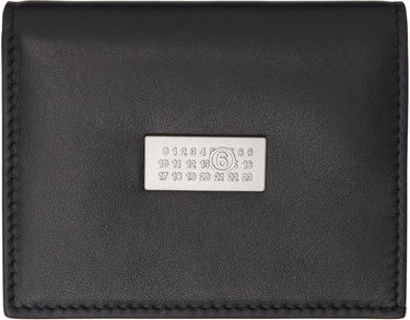 Plånbok Maison Margiela MM6 Maison Margiela Leather Bifold Wallet Svart | SA5UI0015 P7258, 0