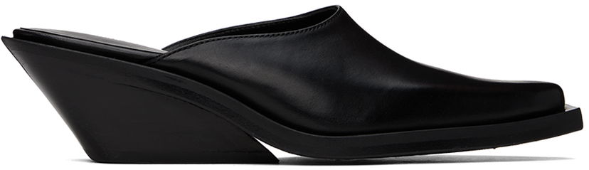 Kläder Ann Demeulemeester Ann Demeulemeester Xina Wedge Mules Svart | 2401-W-F15-LT046-099