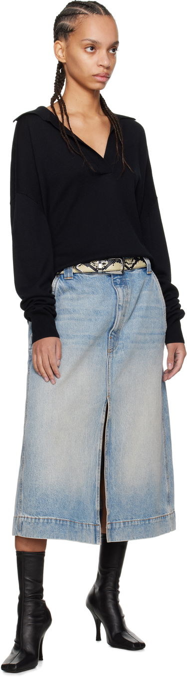 Bälten Khaite Khaite Benny Snakeskin Belt Beige | 10012-803, 2