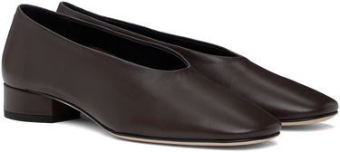 Kläder Aeyde Aeyde Delia Leather Ballerina Flats Brun | A11-FL-GELR25BL18-SS24-953-007, 3